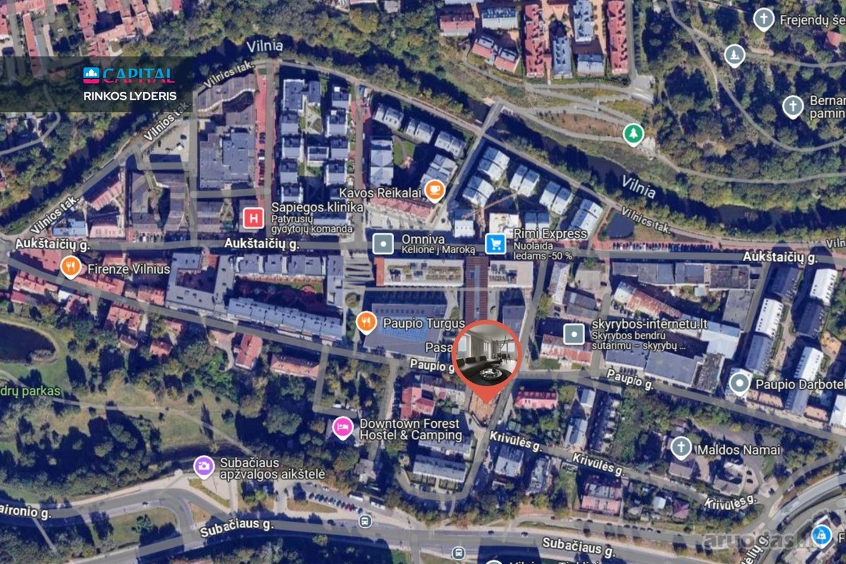 Išnuomojamas prabangiai įrengtas 2 kambarių - nuotraukos Nr. 34