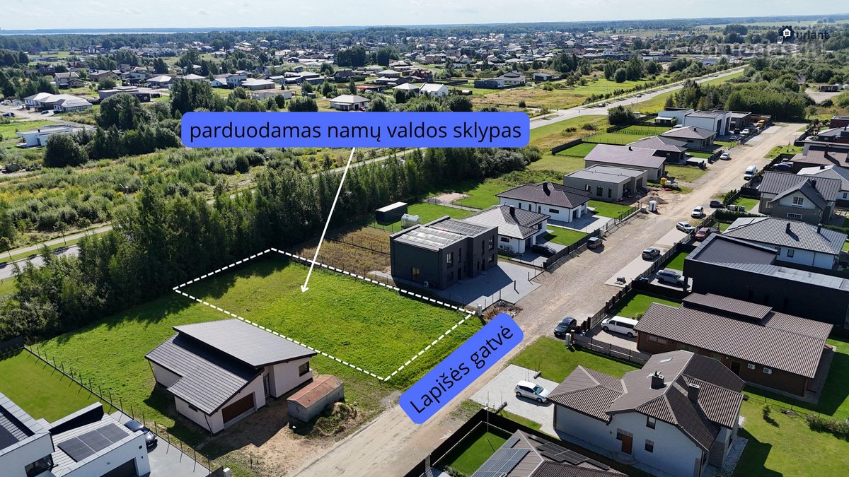 Parduodamas 10 Arų Namų Valdos Sklypas - nuotraukos Nr. 3