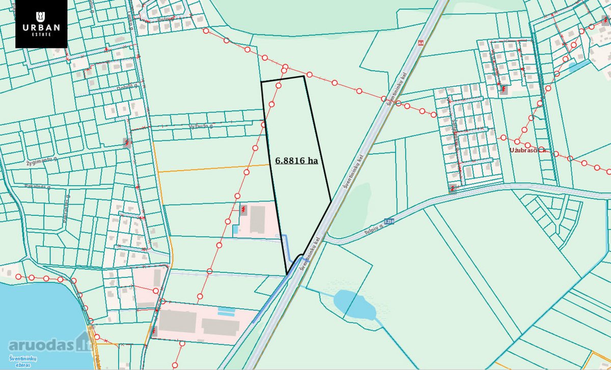 6.88 Ha Sklypas Komercinei Veiklai - nuotraukos Nr. 2