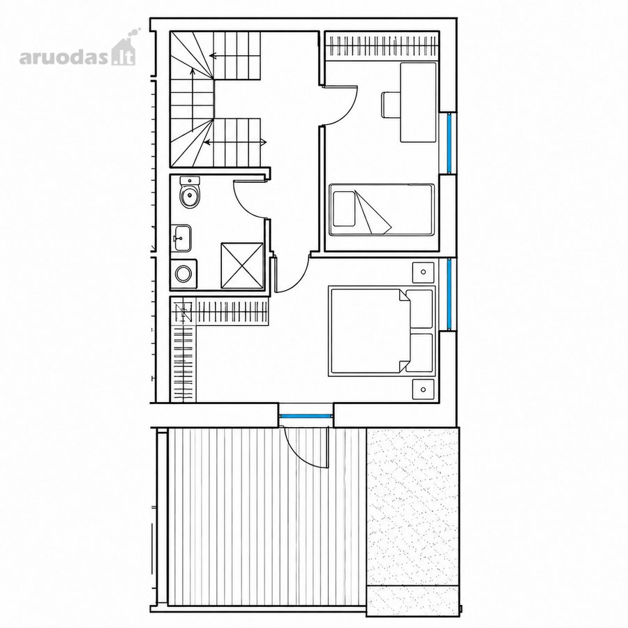 Tiesiogiai Iš Vystytojo Parduodamas 3/4 Kamb. - nuotraukos Nr. 16