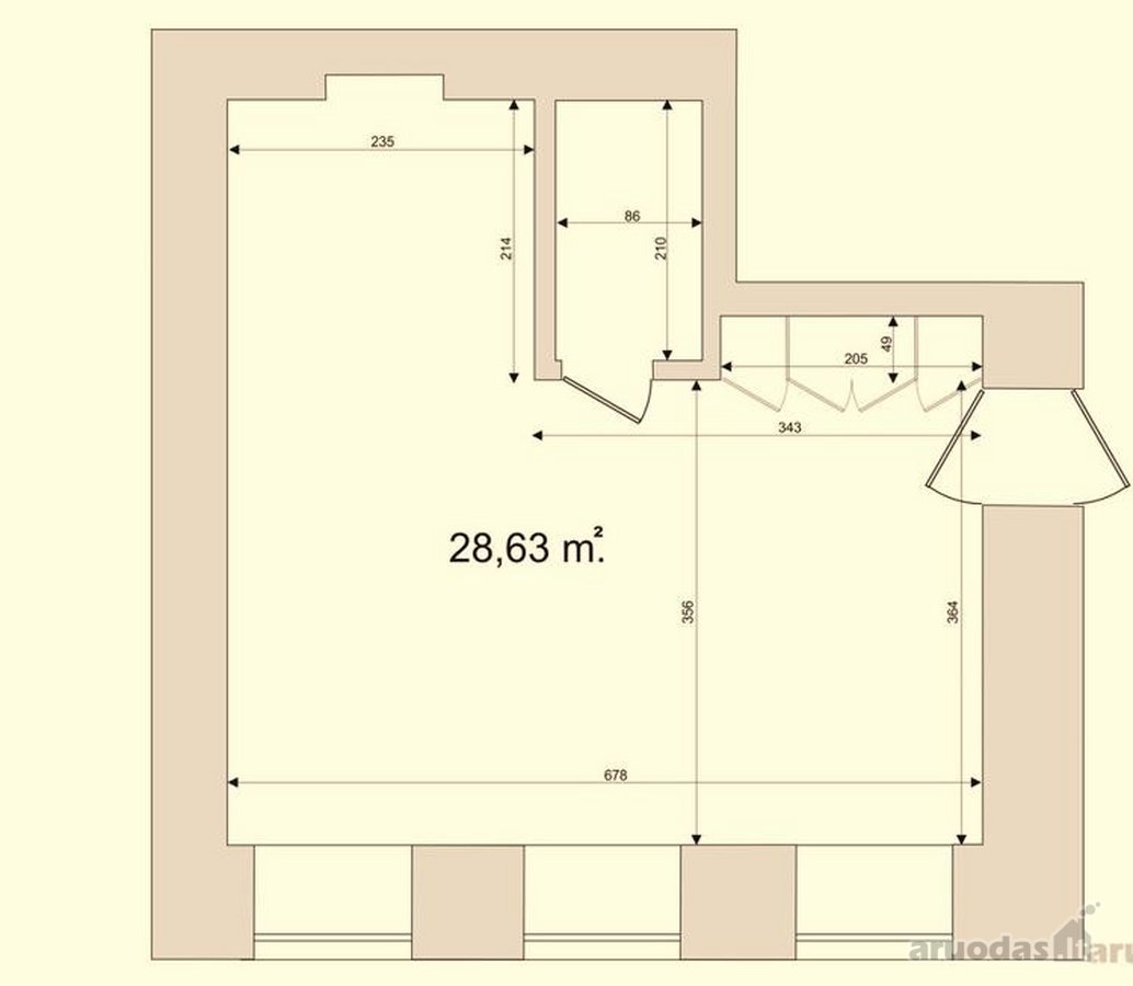 Išnuomojamos Universalios 29 Kv. M Patalpos - nuotraukos Nr. 8