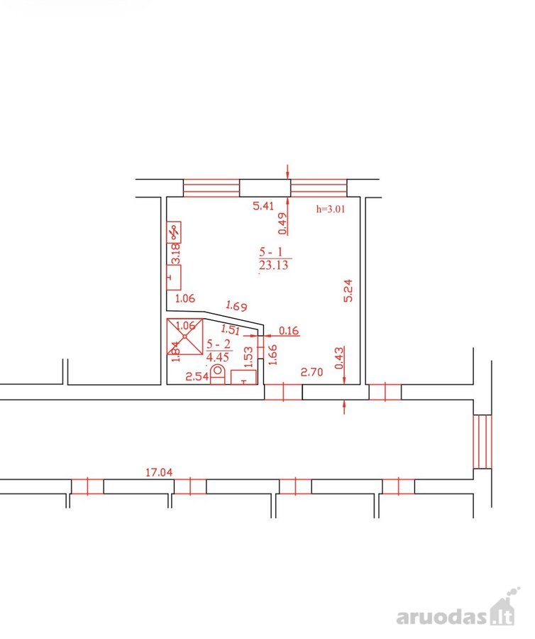 Nuomojamas butas Aguonų g. 20, Vilnius - nuotraukos Nr. 15
