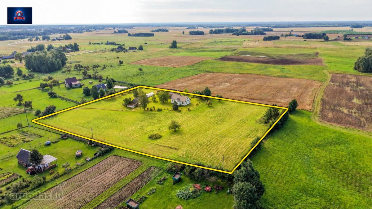 Parduodama Erdvi Kaimo Sodyba Su 1,43 Ha Namų - nuotraukos Nr. 3