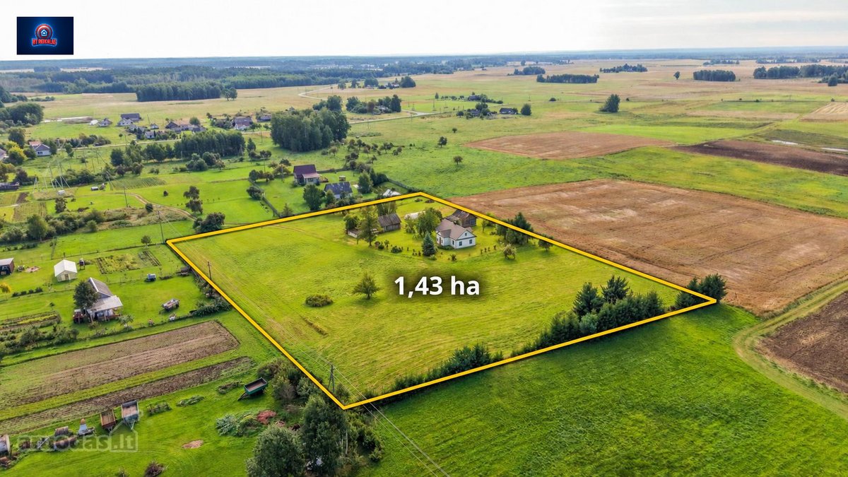 Parduodama Erdvi Kaimo Sodyba Su 1,43 Ha Namų - nuotraukos Nr. 4