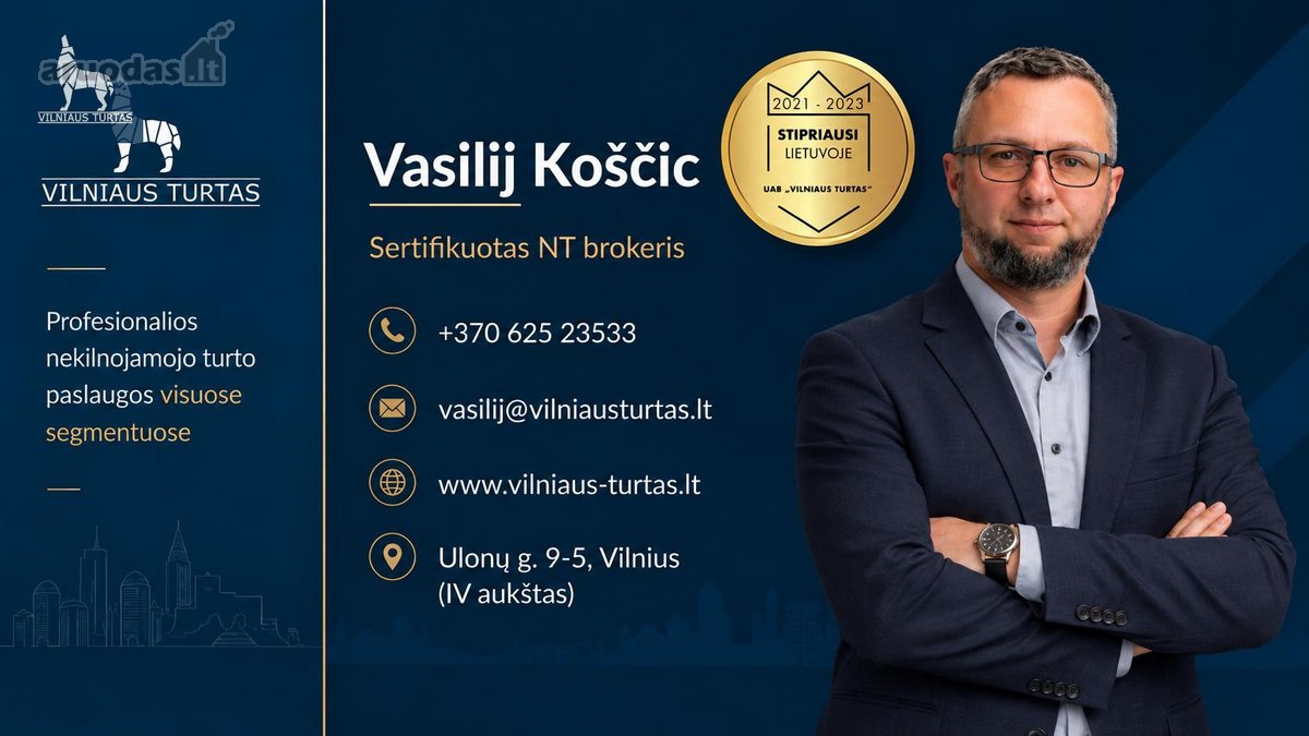 2 Kambarių Butas 7 Aukšte Su Ilgu Balkonu Ir - nuotraukos Nr. 25