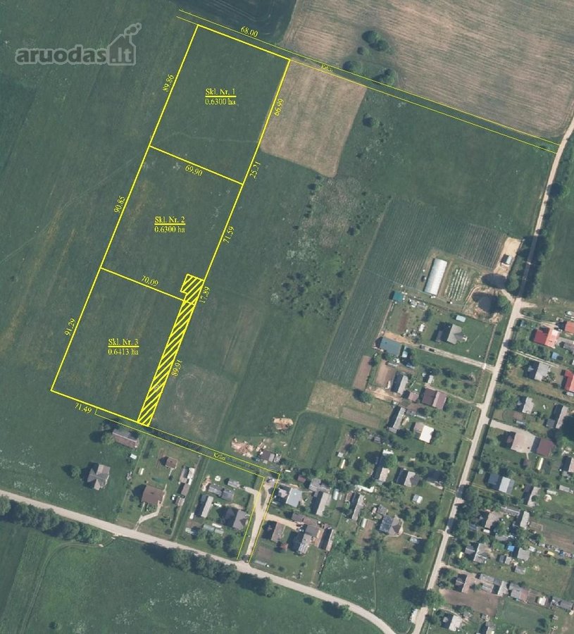 Parduodamas taisyklingos formos 63 arų žemės - nuotraukos Nr. 5