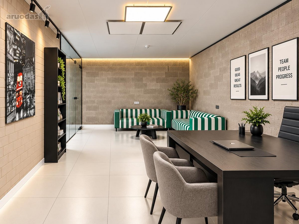 Nuomojamos Pilnai Įrengtos 180 m² Komercinės - nuotraukos Nr. 17