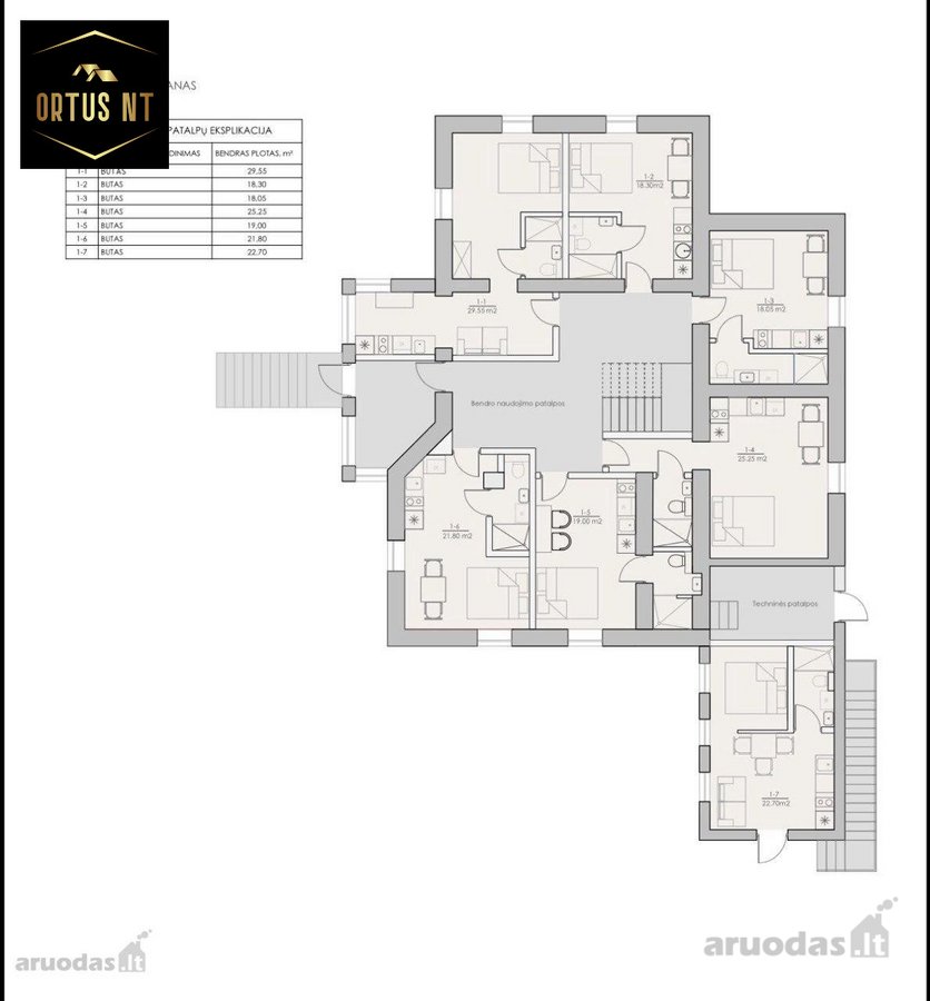 Liko tik 5 apartamentai iš 16 – rezervacijos - nuotraukos Nr. 10