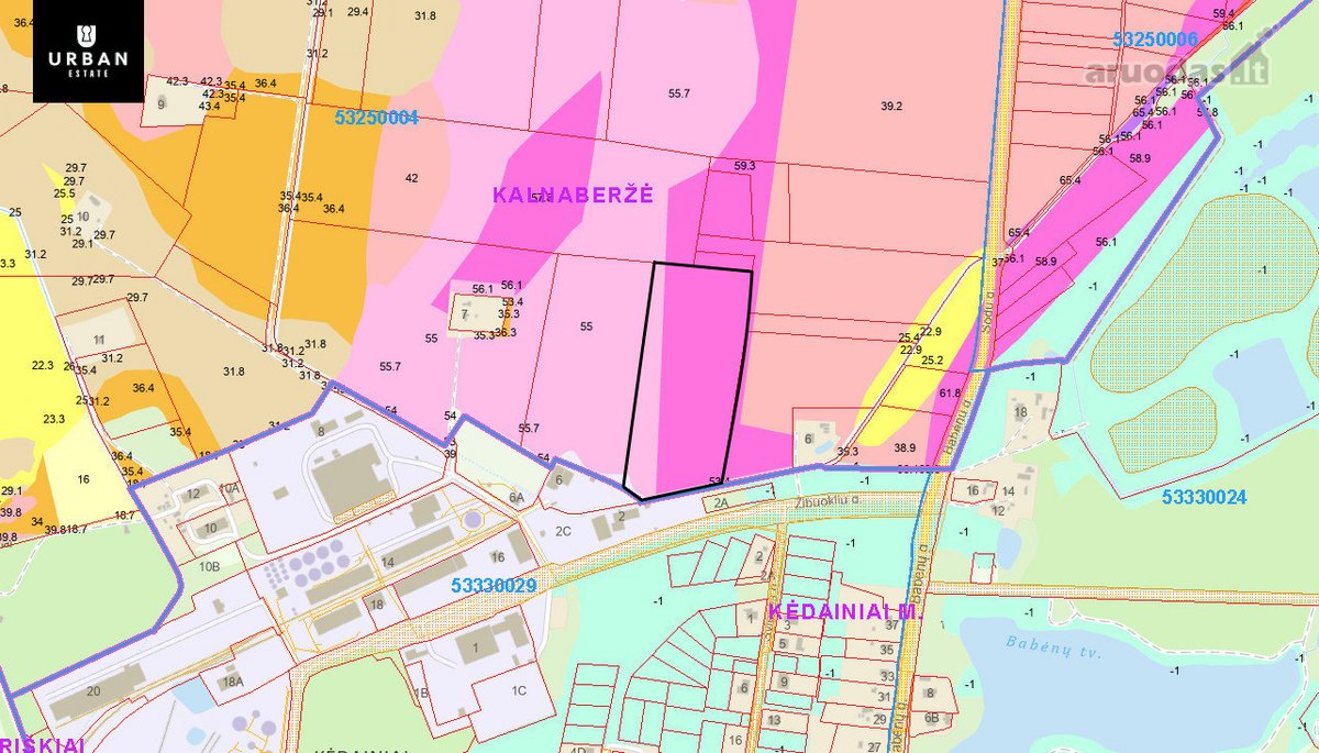 3.55 Ha Žemės Ūkio Paskirties Sklypas - nuotraukos Nr. 3