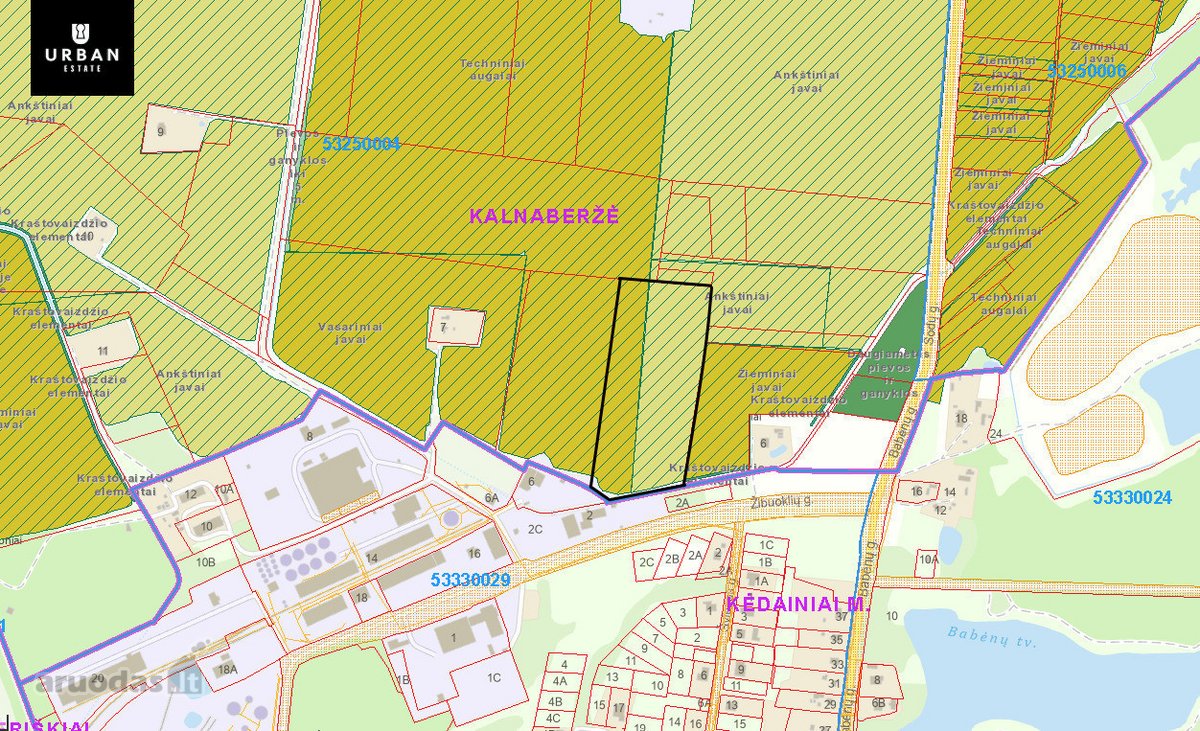 3.55 Ha Žemės Ūkio Paskirties Sklypas - nuotraukos Nr. 4