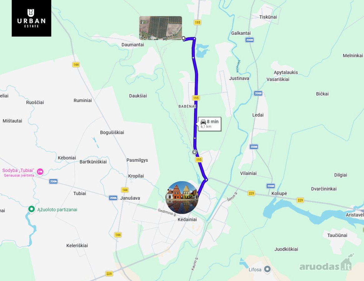 3.55 Ha Žemės Ūkio Paskirties Sklypas - nuotraukos Nr. 6