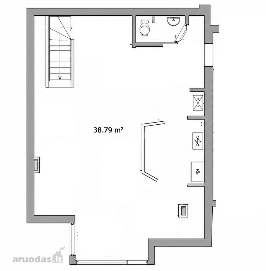 Parduodamas Erdvus 2 Kambarių Butas Vilniaus - nuotraukos Nr. 22