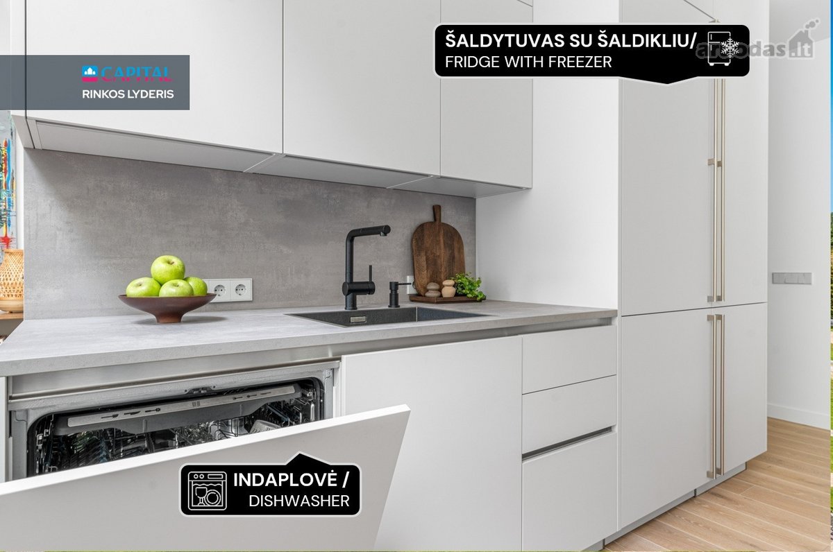 Naujai įrengtas 2 kambarių Butas su Privačia - nuotraukos Nr. 10