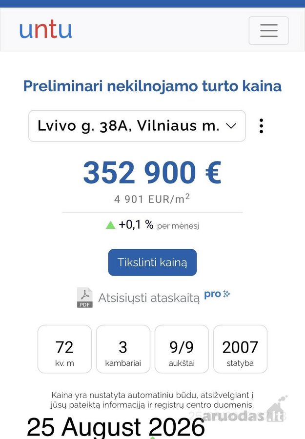 Parduodamas 3 Kambarių Butas Per Du Aukštus - nuotraukos Nr. 60