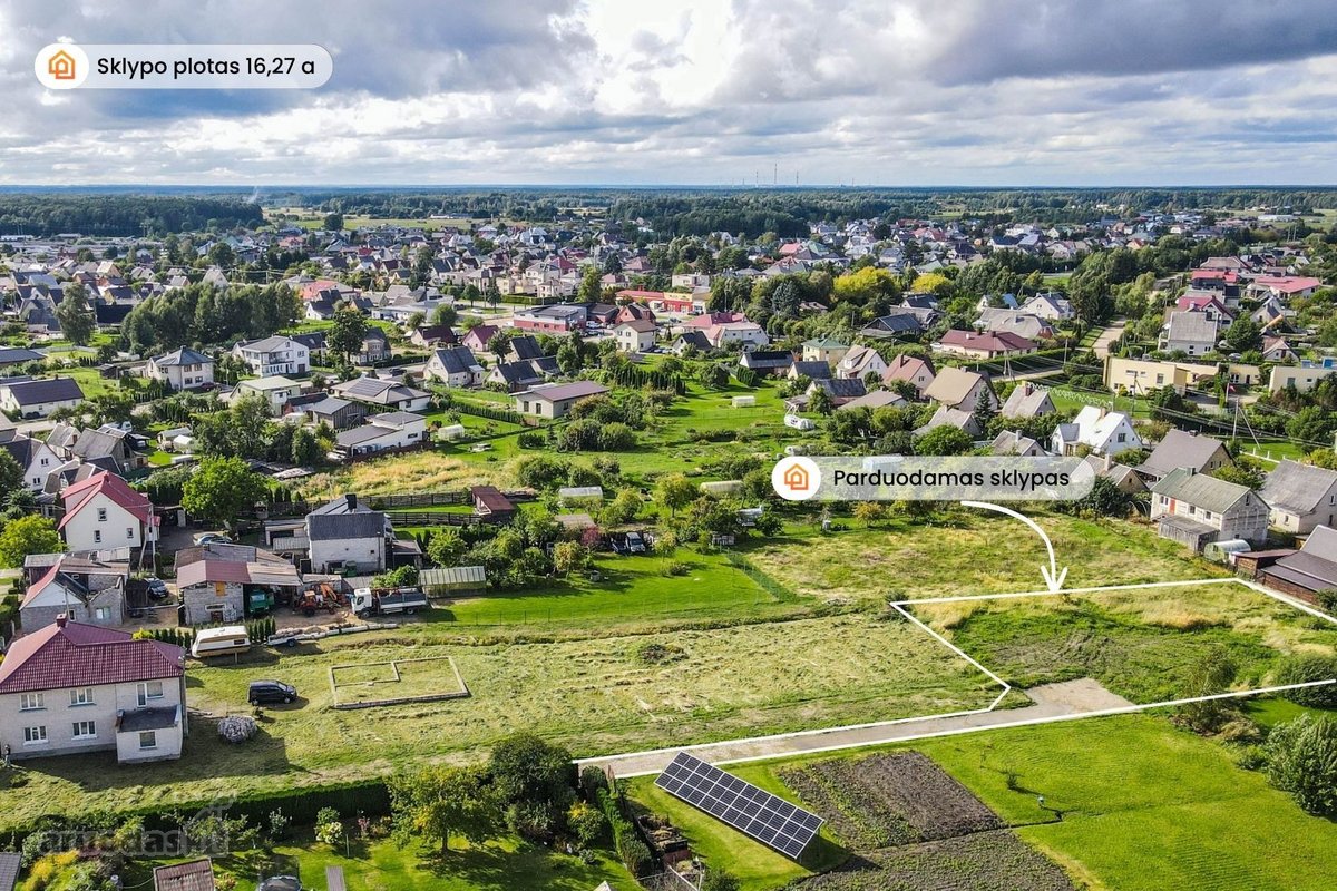 Parduodamas 16,27 arų namų valdos sklypas - nuotraukos Nr. 4