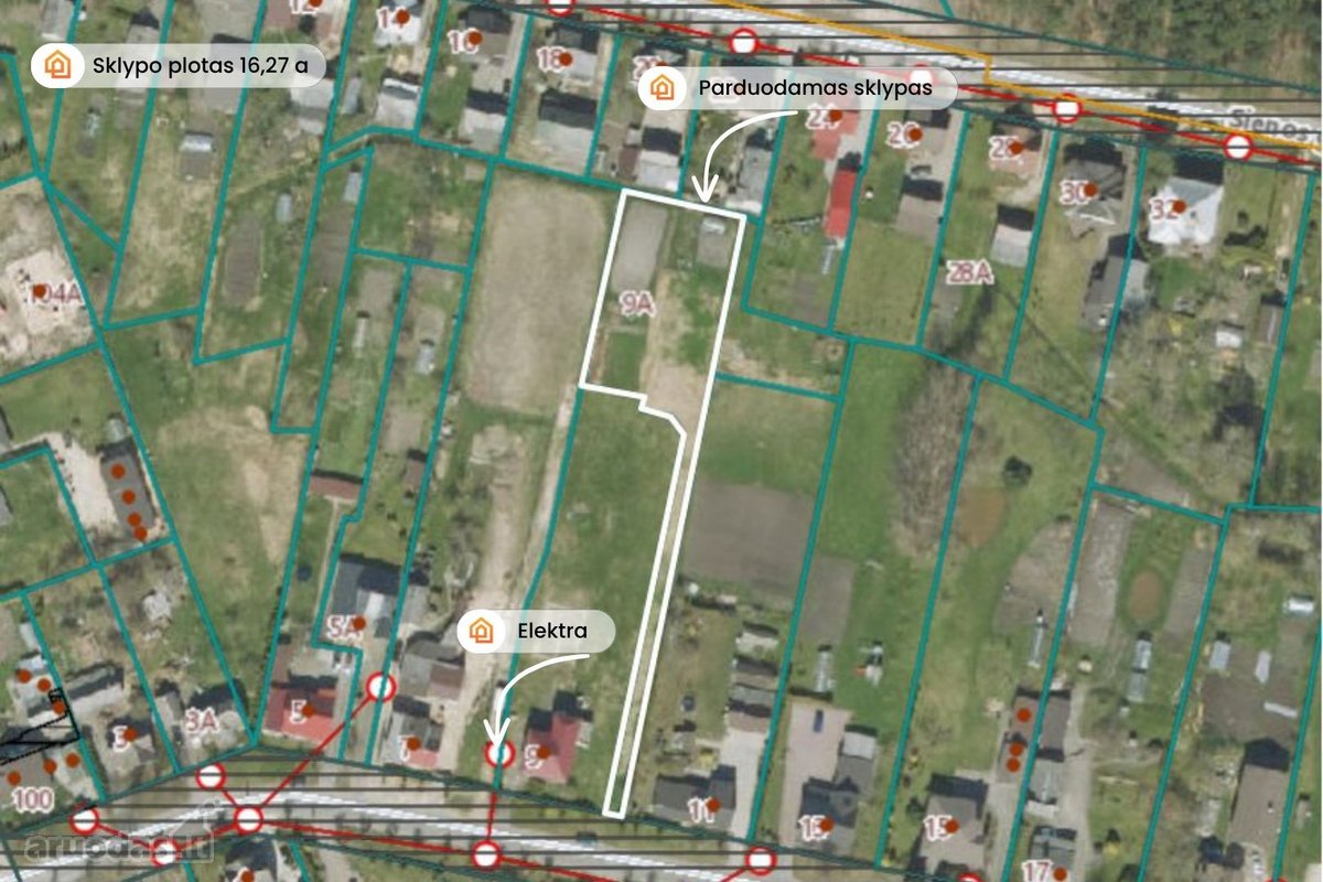 Parduodamas 16,27 arų namų valdos sklypas - nuotraukos Nr. 5
