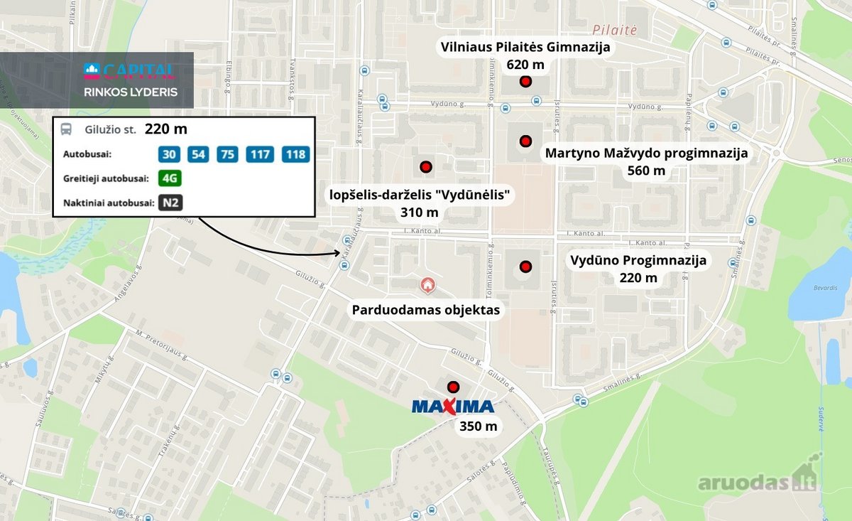 Parduodamas Pilnai Įrengtas 3 Kambarių Butas - nuotraukos Nr. 32