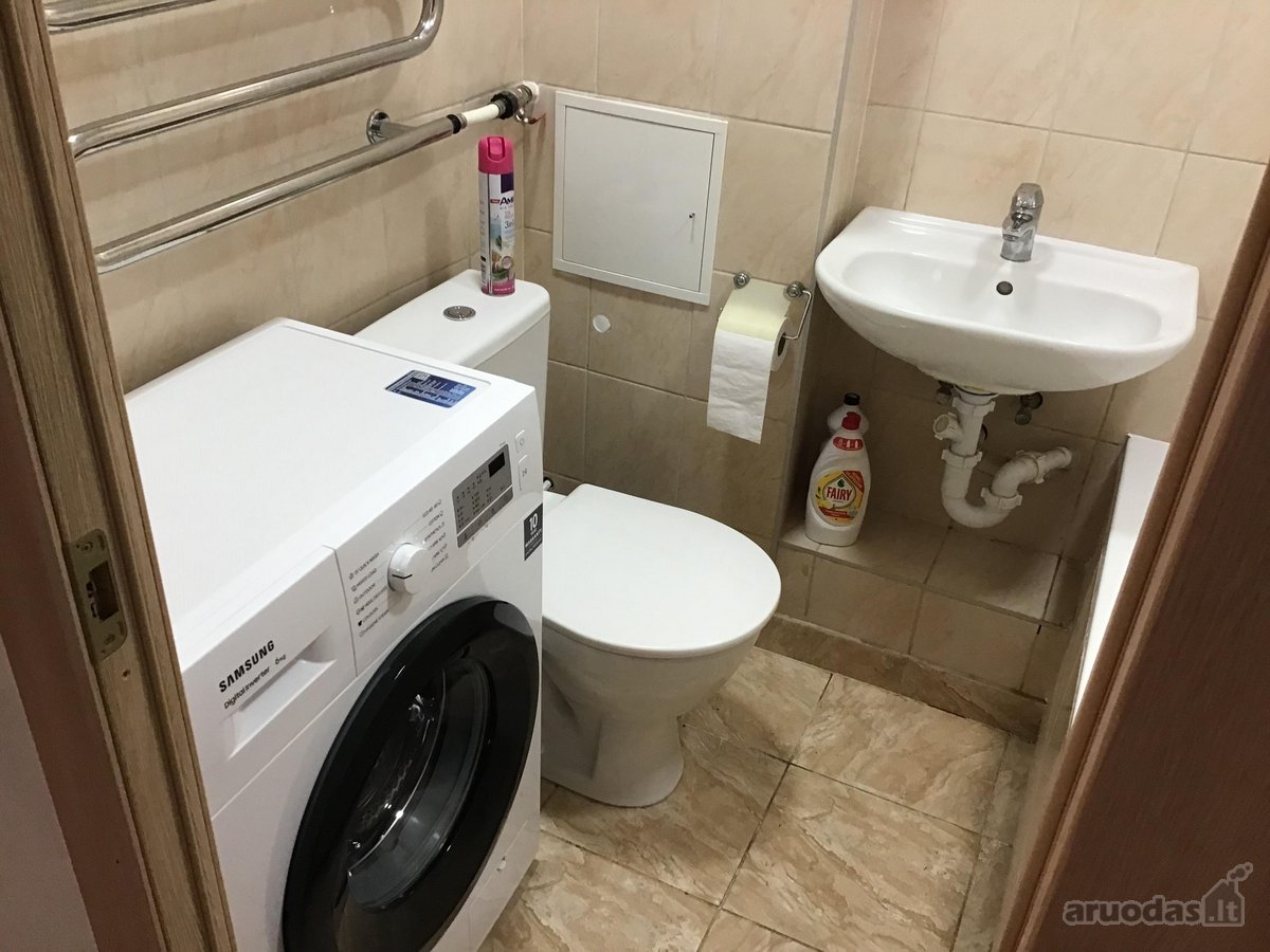 Išnuomojamas po remonto šviesus 1 kambario - nuotraukos Nr. 6