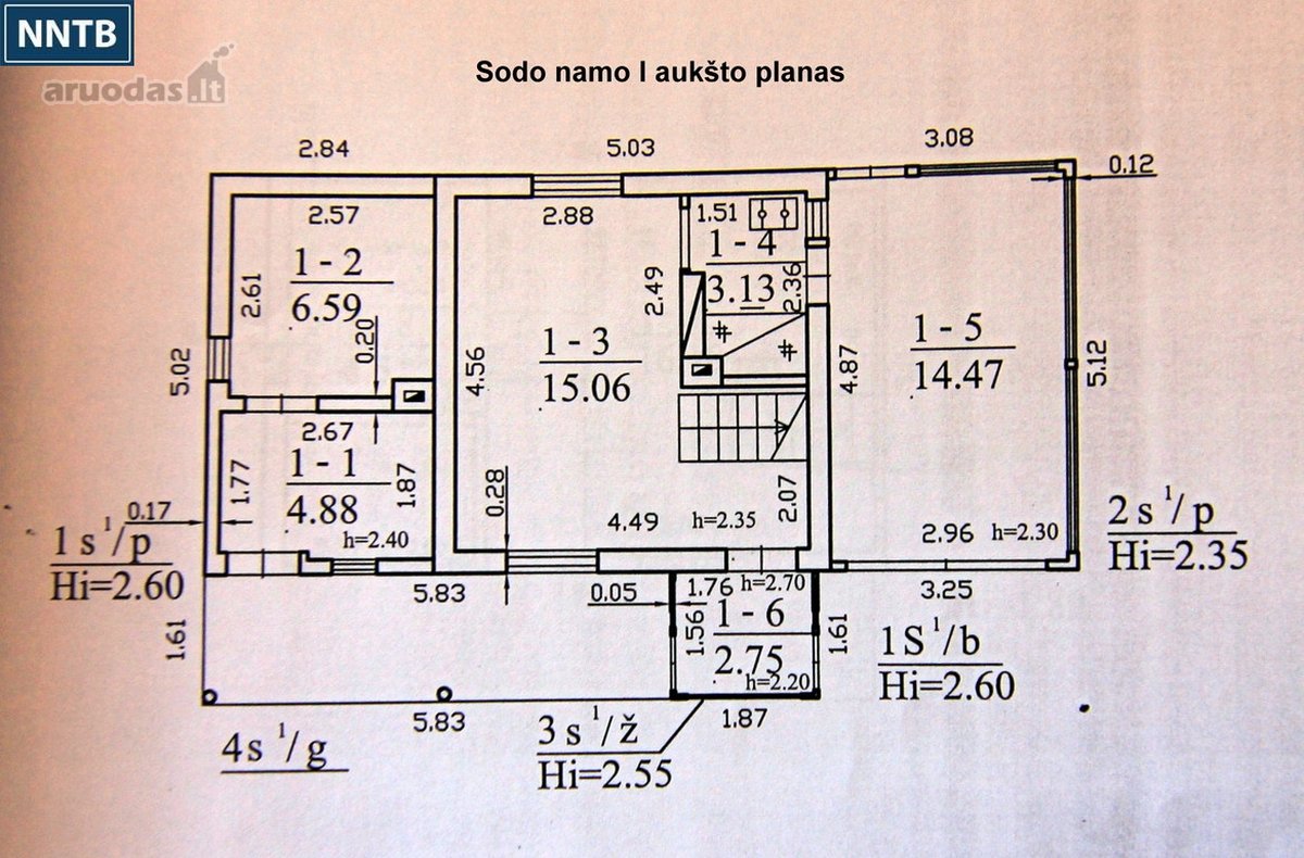 Parduodamas sodo namas dideliame 12 arų sodo - nuotraukos Nr. 24