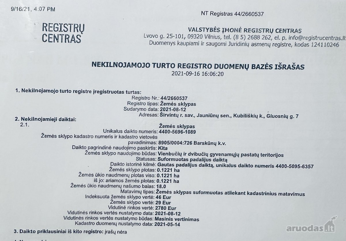 Parduodami 6 namų valdos sklypai, esantis - nuotraukos Nr. 5