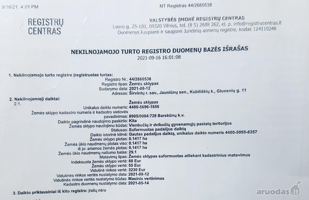 Parduodami 6 namų valdos sklypai, esantis - nuotraukos Nr. 7