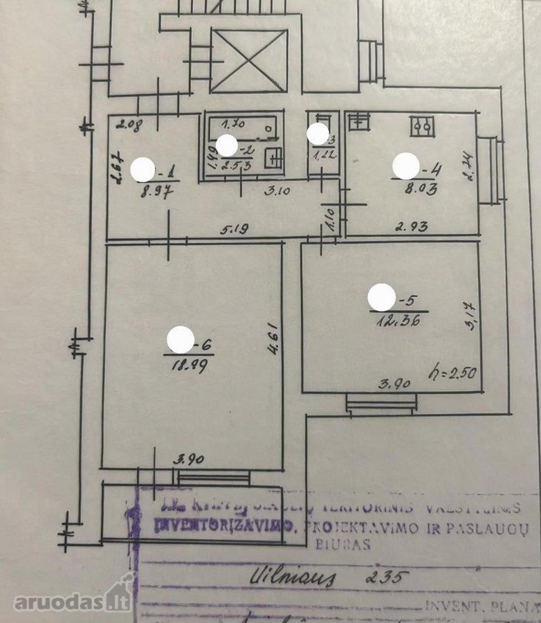 2 kambarių butas Šiaulių pėsčiųjų bulvare – - nuotraukos Nr. 24