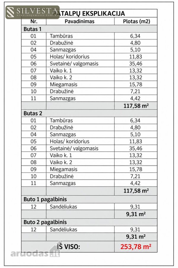 Parduodama A++ klasės dvibučio dalis - nuotraukos Nr. 19