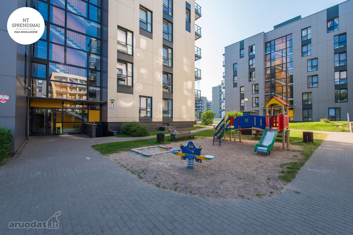 Išnuomojamas erdvus dviejų kambarių butas - nuotraukos Nr. 16