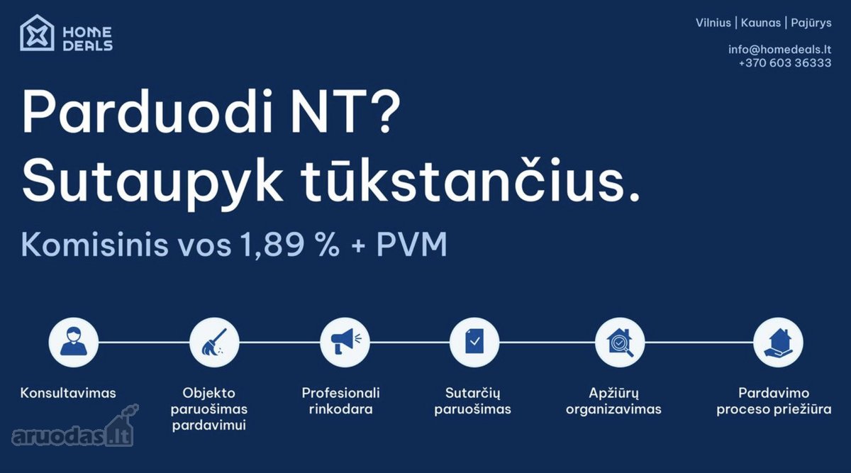 Parduodamas 53,14 kv. m trijų kambarių butas - nuotraukos Nr. 36