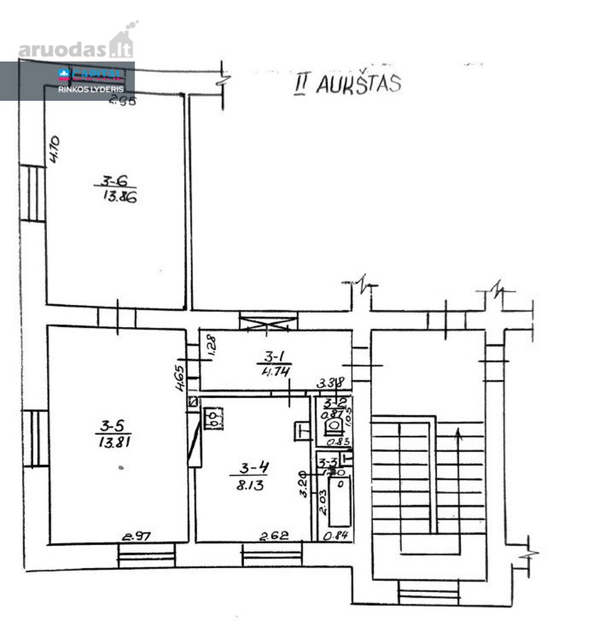 Parduodamas 2 Kambarių Butas Stoties G. 22, - nuotraukos Nr. 15