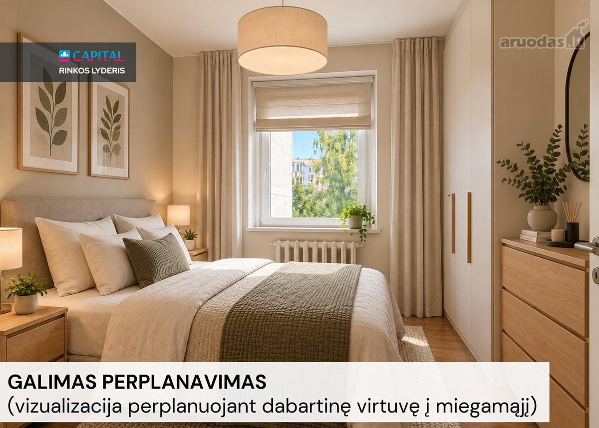 Parduodamas tvarkingas 1 kambario Butas - nuotraukos Nr. 16