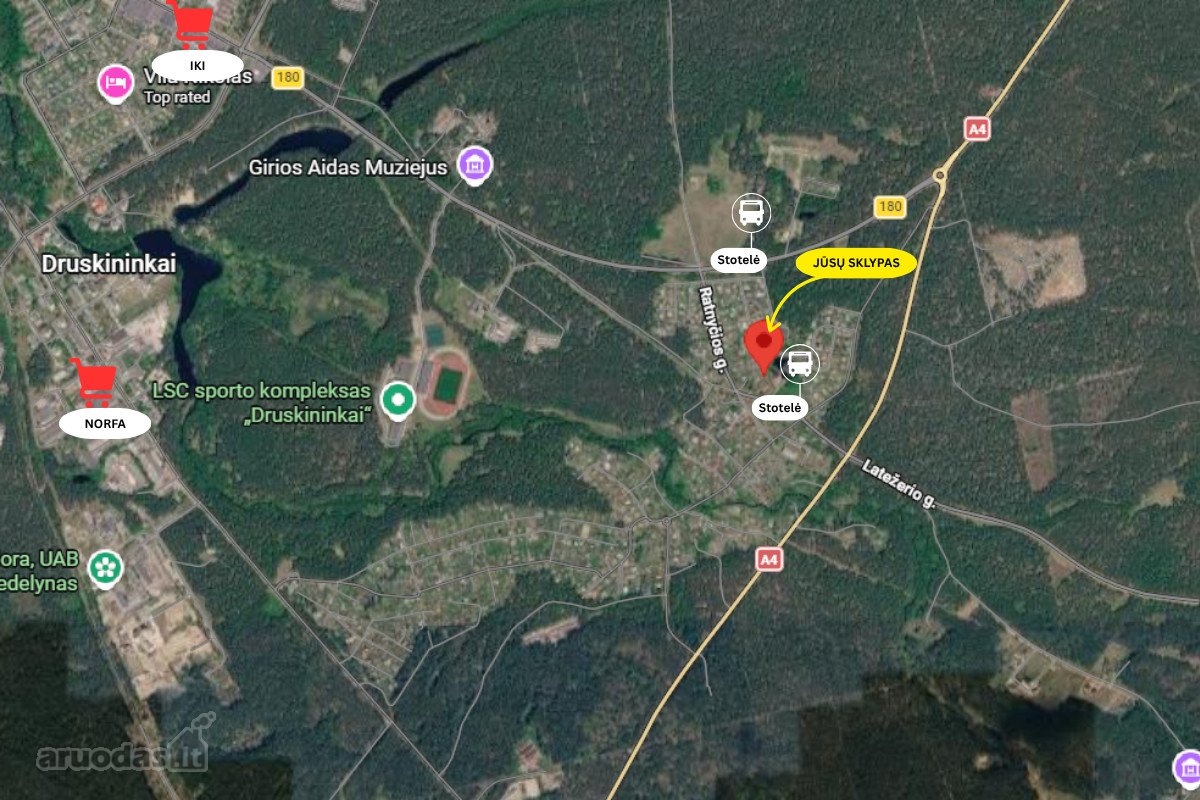 Parduodamas 7,74 A Sklypas Druskininkuose – - nuotraukos Nr. 9