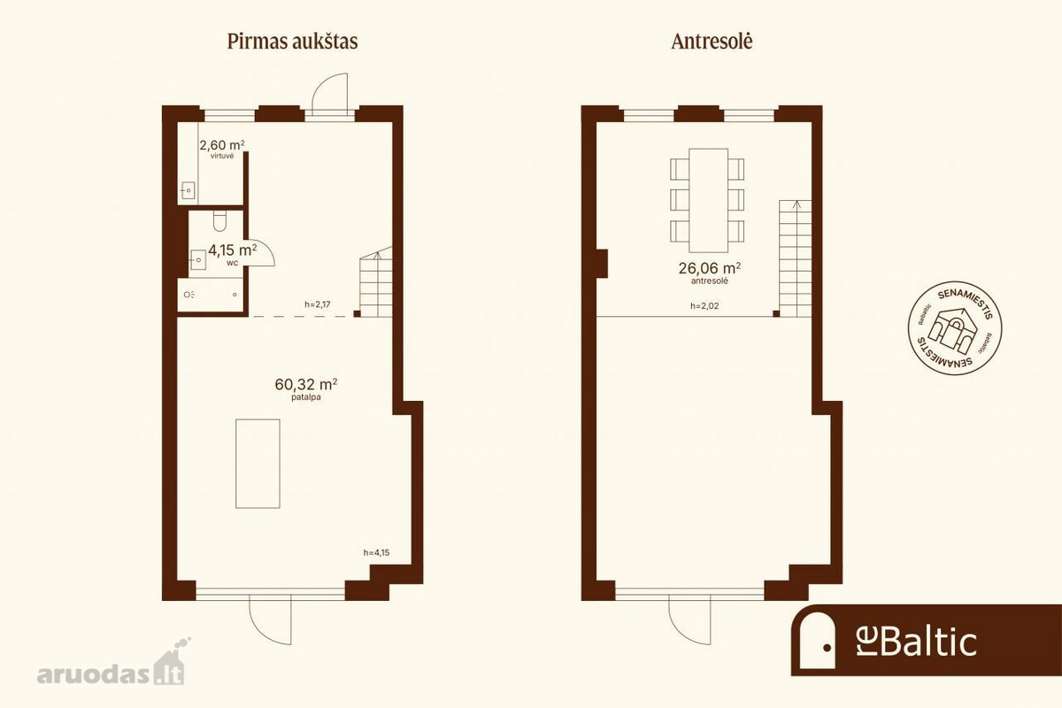 Prestižinės, šviesios ir puikiai įrengtos 93 - nuotraukos Nr. 16