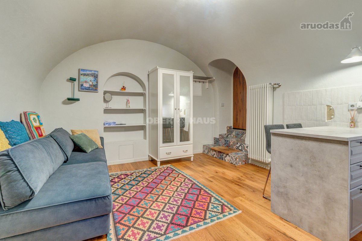 Išnuomojamas 1 kambario, 35 m² butas - nuotraukos Nr. 2