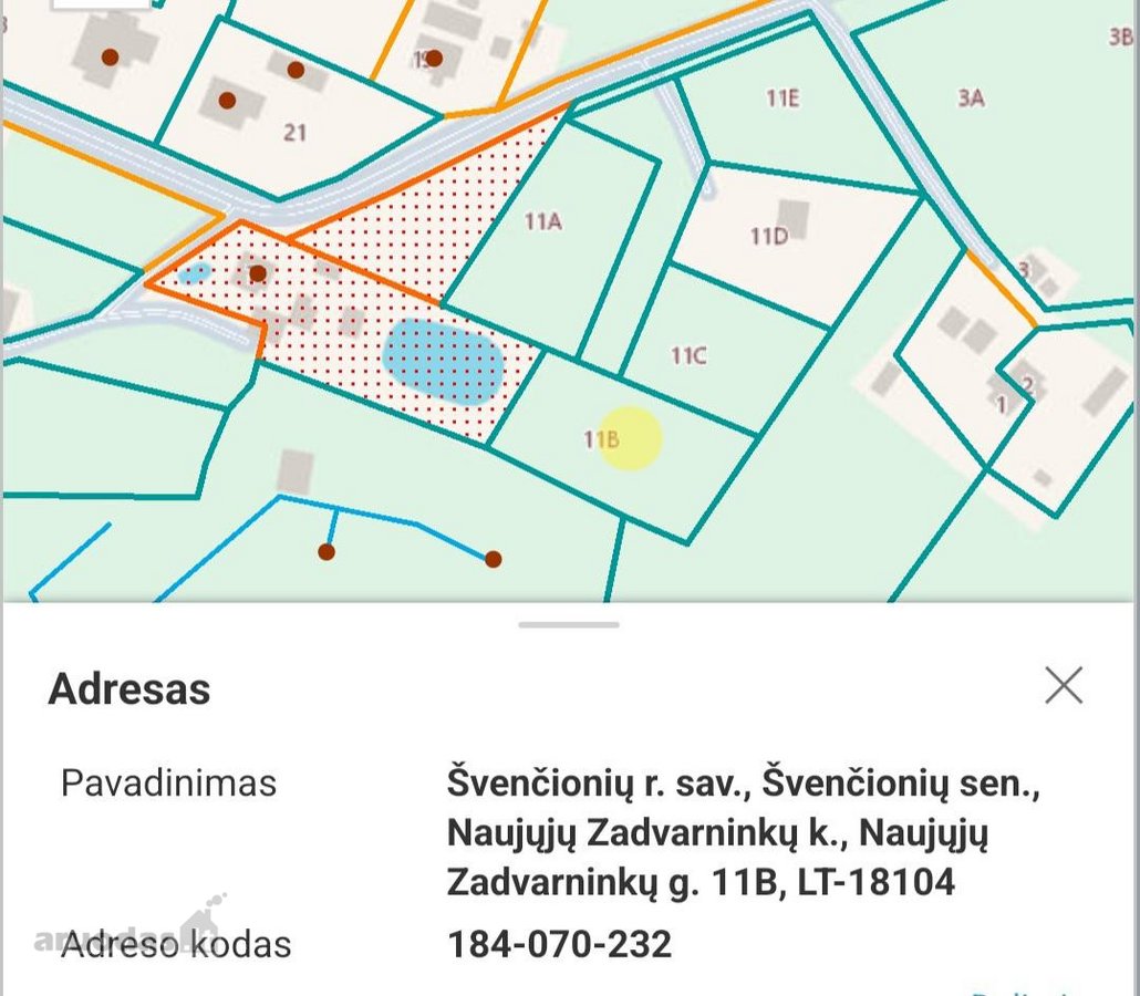 Parduodamas 19 arų namų valdos sklypas šalia - nuotraukos Nr. 2