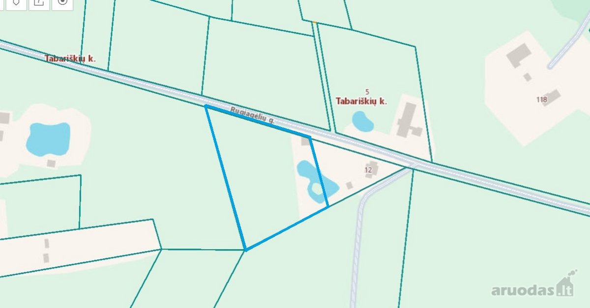 Parduodamas 65,79 arai žemės ūkio paskirties - nuotraukos Nr. 2