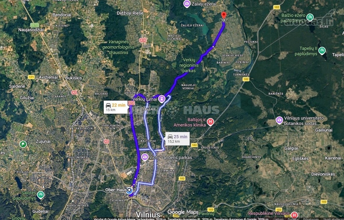 Išskirtinis 21 aro sklypas tarp Žaliųjų ežerų - nuotraukos Nr. 19