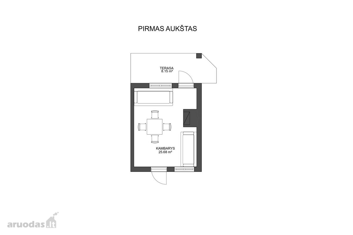 Parduodamas jaukus sodo namelis su žemės - nuotraukos Nr. 9