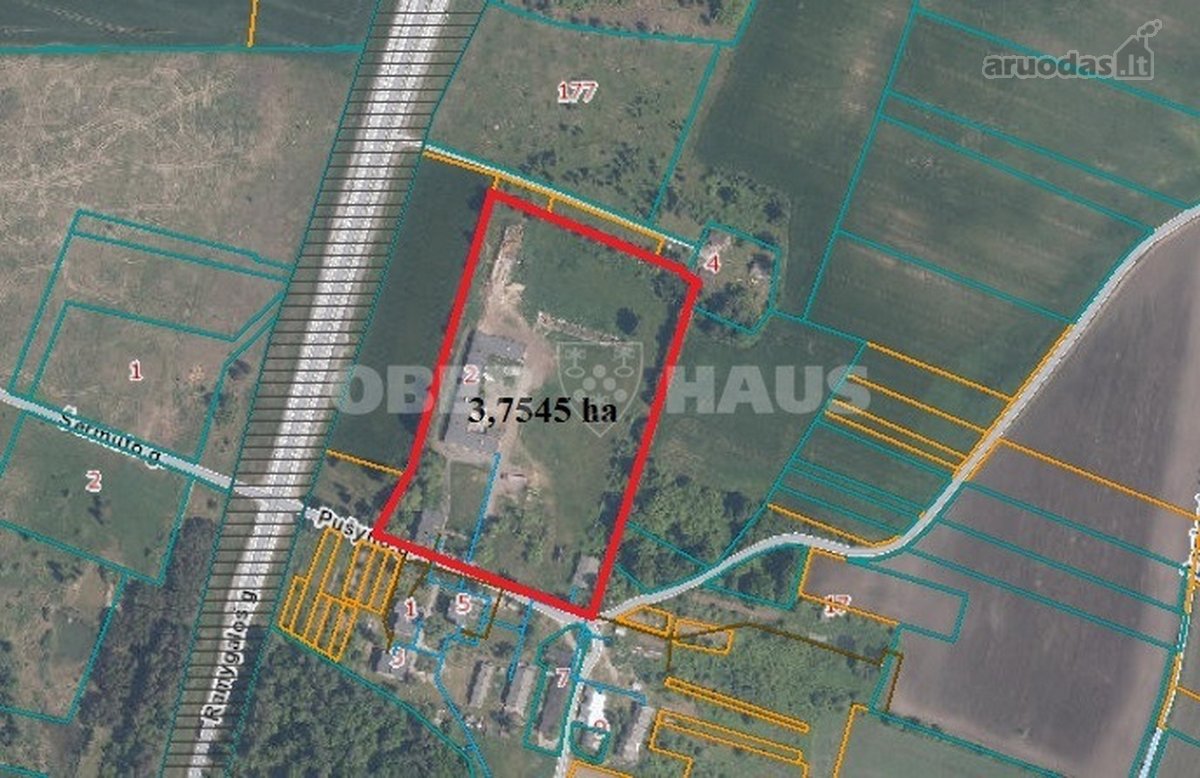 Arduodamai Pastatai Su 3,7545 Ha Sklypu Ir - nuotraukos Nr. 30
