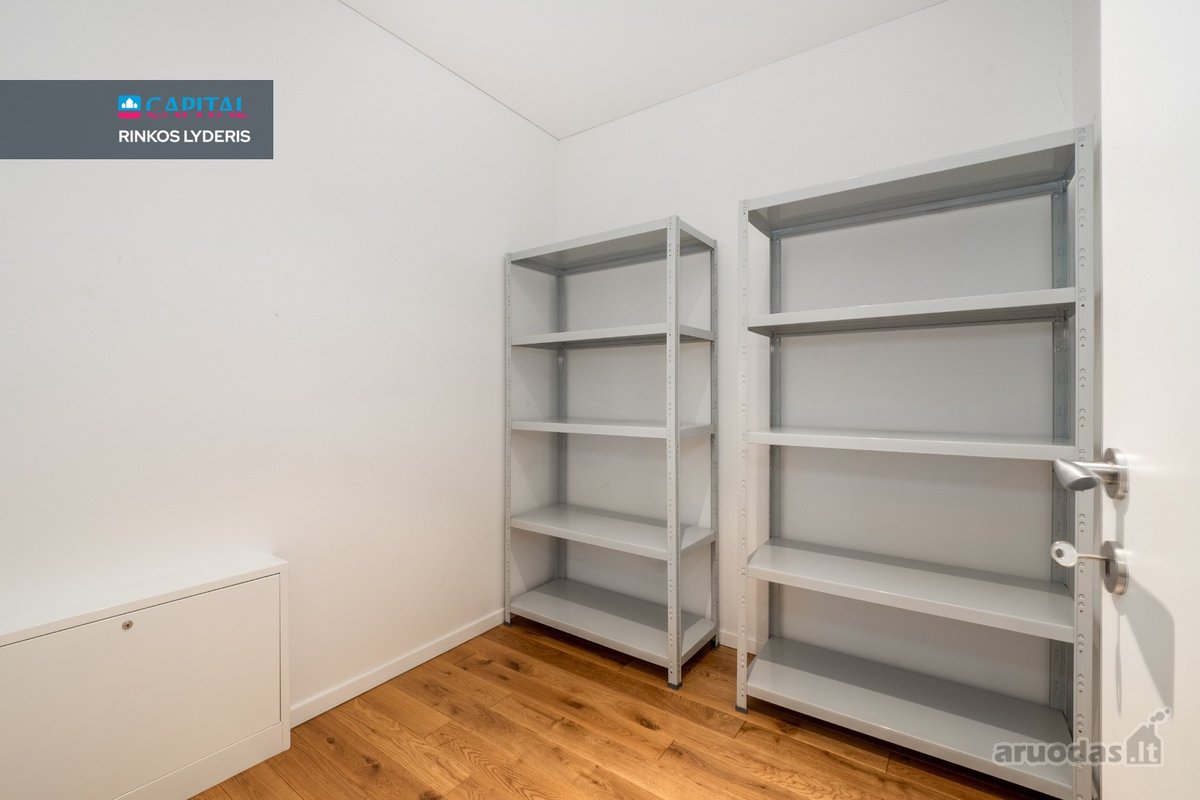 Nuomojamas šviesus 2 kambarių butas su didele - nuotraukos Nr. 12