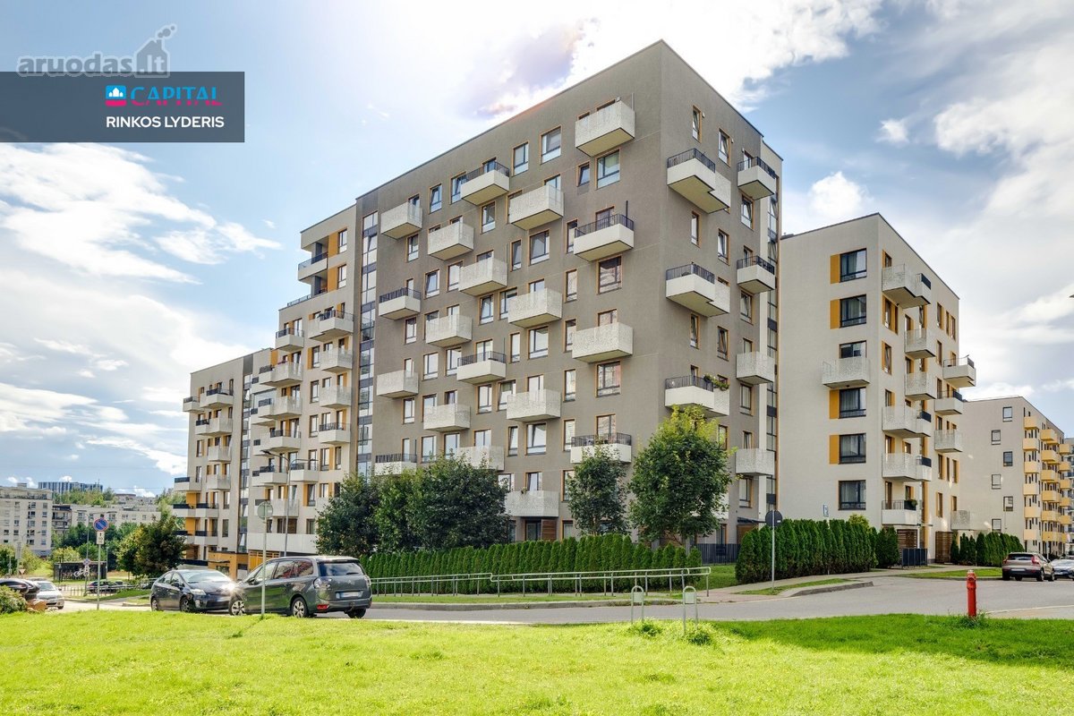 Nuomojamas šviesus 2 kambarių butas su didele - nuotraukos Nr. 21