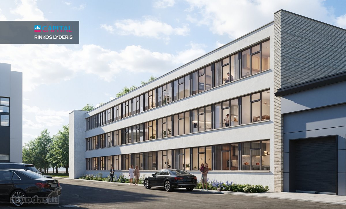 Smart Units – 35.28 Kv. M Studija Vilniuje  - nuotraukos Nr. 2