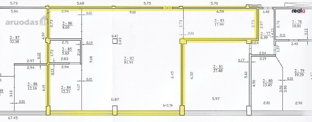Nuomojamos 125,79 m² Patalpos Žirmūnuose – - nuotraukos Nr. 2