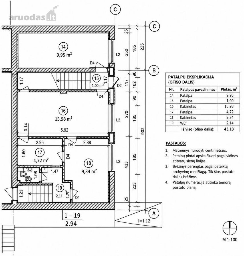 Išnuomojamos arba parduodamos 500 m2 patalpos - nuotraukos Nr. 10