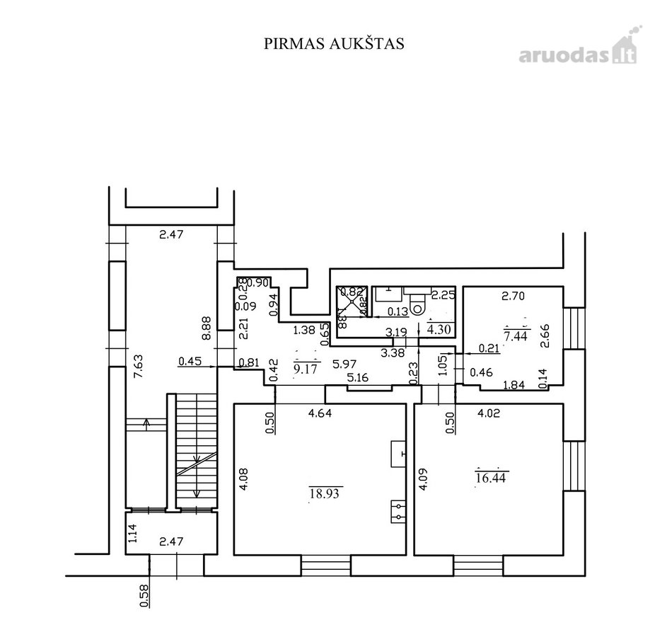 Autentiško charakterio apartamentai Žvėryne - nuotraukos Nr. 32