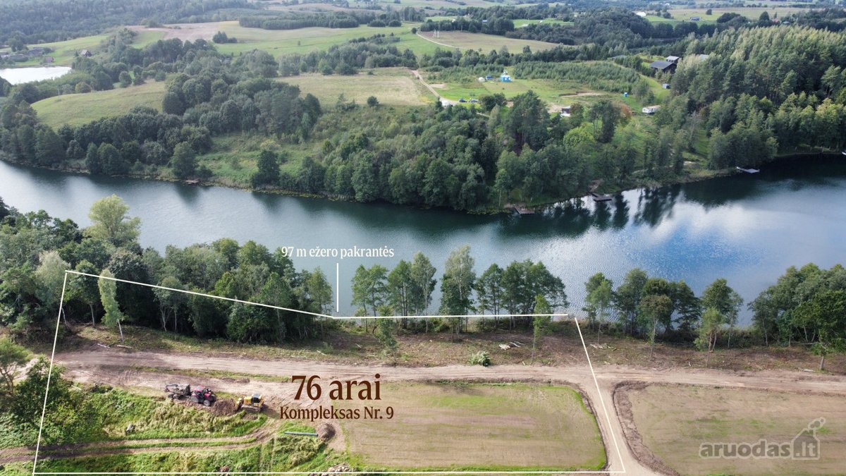 Parduodamas sklypas su vaizdais į Ilgių ežerą - nuotraukos Nr. 2