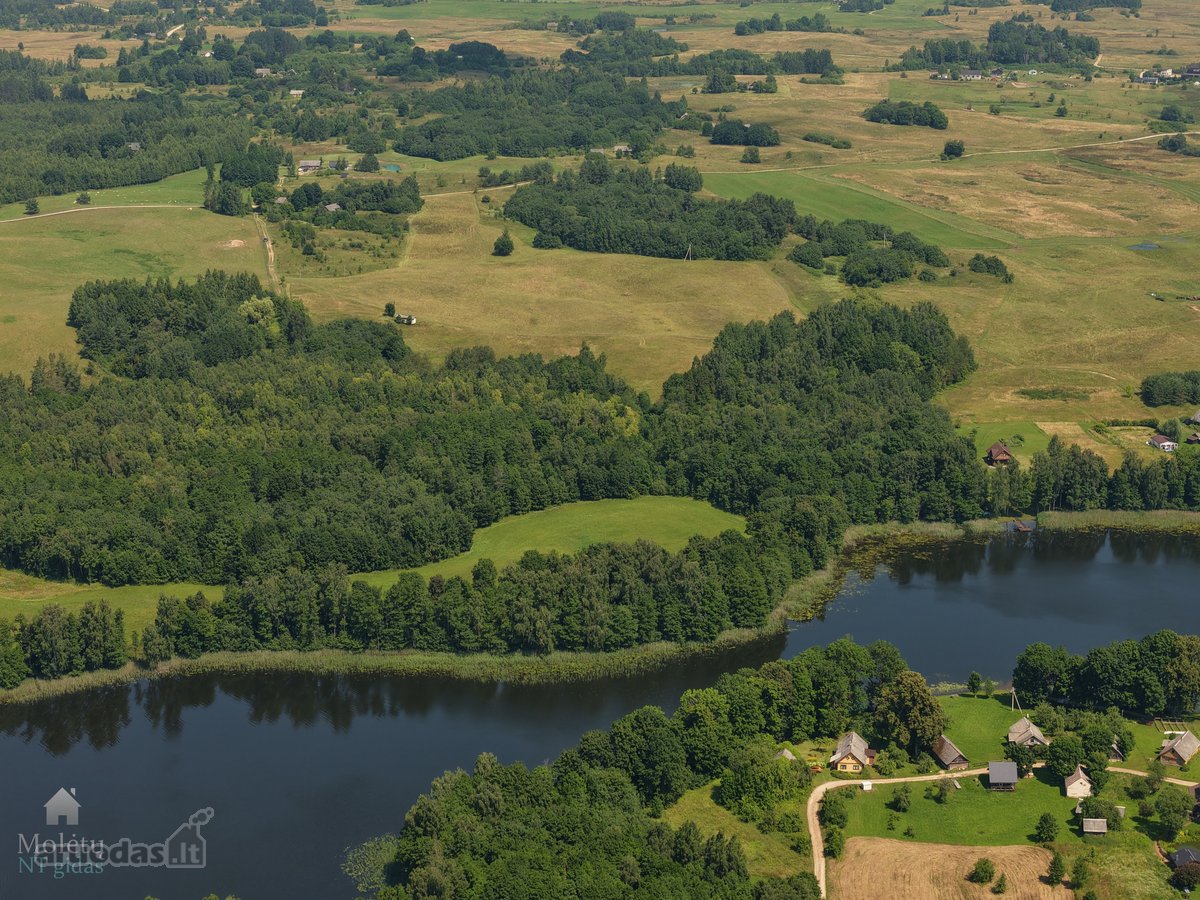 12 Ha Teritorija Prie Dūrių Ežero+ 360m Ežero - nuotraukos Nr. 3