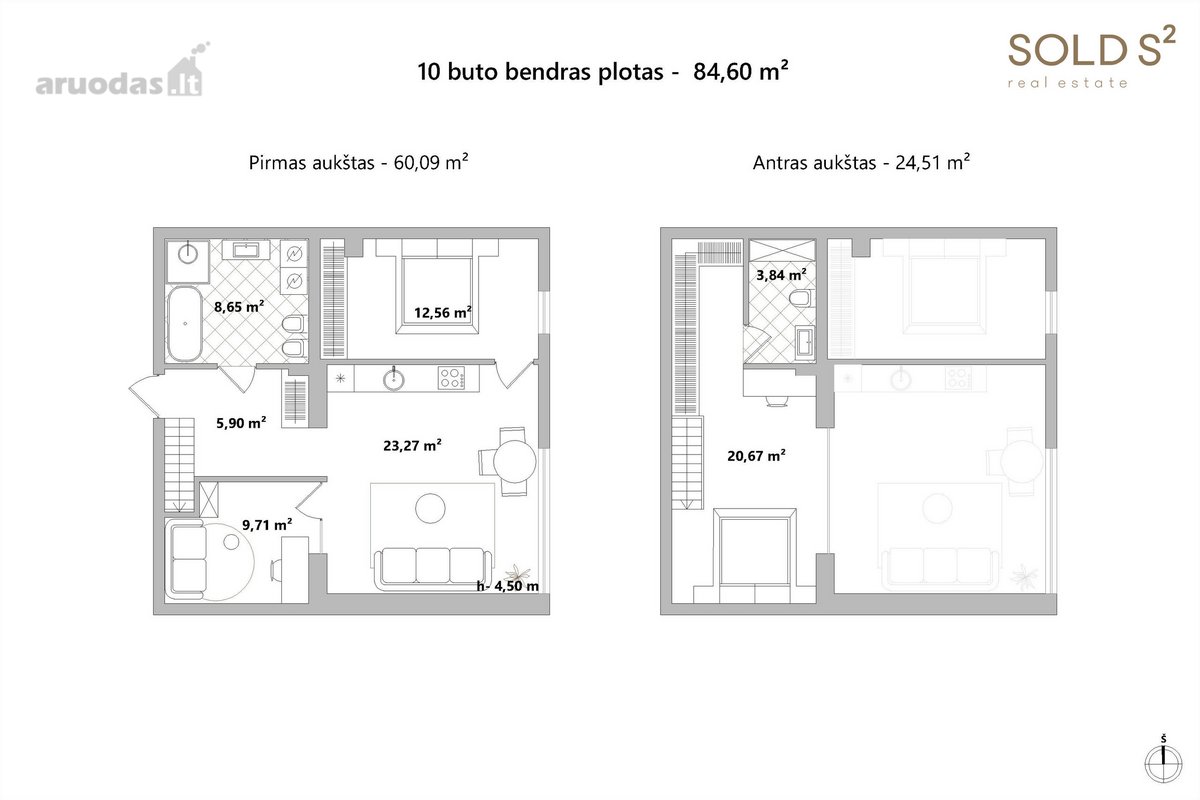 „Švyturys Up“ – naujas gyvenamųjų apartamentų - nuotraukos Nr. 5