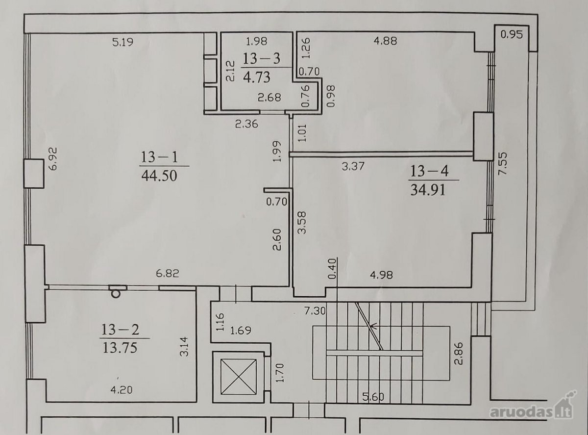 Išnuomojamas erdvus ir šviesus 3 kambarių - nuotraukos Nr. 15