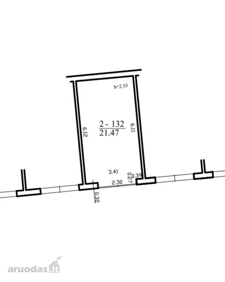 Parduodamas tvarkingas 21,47 m² garažas - nuotraukos Nr. 4